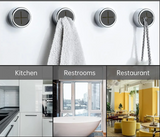 GripDot – Self-Adhesive Towel Holder, Round Wall Mount – No Drilling Required