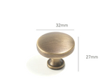VintageBrass European Brass Handles – Elegant Bronze Cabinet & Drawer Pulls