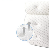 HydroComfort Luxury Bath Pillow – Neck, Head & Back Support with Non-Slip Suction Cups & Breathable Air Mesh