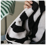 VeloraSoft StripePure Cotton Towels – Ultra-Soft, Highly Absorbent Bath & Face Towels