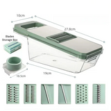SliceMaster – 6-in-1 Vegetable Slicer & Grater with Interchangeable Stainless Steel Blades