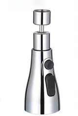 FlexStream 720 – 360°/720° Swivel Kitchen Faucet Attachment with 3 Spray Modes
