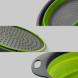 FlexiDrain – Collapsible Silicone Washing & Draining Basket