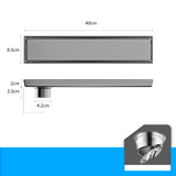 AeroDrain Stainless Steel Shower Floor Drain – Odor-Blocking Square Drain Cover in Brushed 304 Stainless Steel