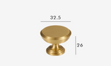 NurlinLux Solid Brass T-Bar Handles – French-Style Luxury Knobs for Cabinets, Drawers & Doors