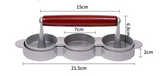 GrillMaster – Aluminum Burger Press for BBQ & Kitchen