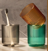 ColorSip HomeCup – Colorful Anti-Tip Bathroom Cup for Toothbrush & Rinsing