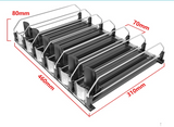 CoolSlide Automatic Beverage Organizer – Adjustable Can Storage for Fridge & Kitchen