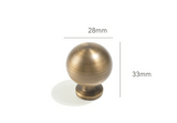 VintageBrass European Brass Handles – Elegant Bronze Cabinet & Drawer Pulls
