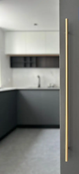 Nurlin T-Bar Brass Handle – Extra Long & Modern for Cabinets, Drawers & Refrigerators