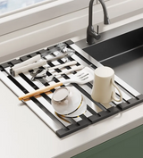 FlexiRack Adjustable Stainless Steel Over-the-Sink Dish Drying Rack