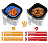 AirBake – Silicone Airfryer Pan & Baking Tray | Reusable Square BBQ & Oven Mat