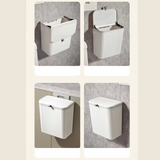 EcoMount Wall-Mounted Trash Can – Compact Hanging Bin & Toilet Paper Holder for Kitchen & Bathroom