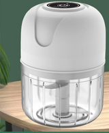 PowerChop Mini USB Electric Food Chopper – Cordless Garlic & Veggie Mincer (3.4 oz / 8.5 oz)