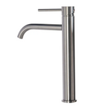 Aurelia Luxury Bathroom Faucet – Brushed Rose Gold | Tall Design with Hot & Cold Water Control