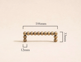 AuriKnob Solid Brass Ball Knob – Round Luxury Cabinet & Drawer Handles