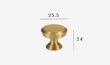 NurlinLux Solid Brass T-Bar Handles – French-Style Luxury Knobs for Cabinets, Drawers & Doors