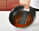 ChefMaster – Stainless Steel Nonstick Frying Pan with Honeycomb Surface & Glass Lid