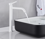 Modern Bathroom Sink Faucet in Black or Gold Finish – Single Handle Basin Mixer for Hot and Cold Water