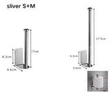 LUXROLLO – Self-Adhesive Stainless Steel Toilet Paper Holder (Extended & Drill-Free)
