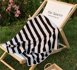 VeloraSoft StripePure Cotton Towels – Ultra-Soft, Highly Absorbent Bath & Face Towels