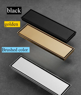 AeroDrain Stainless Steel Shower Floor Drain – Odor-Blocking Square Drain Cover in Brushed 304 Stainless Steel