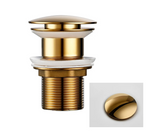 LuxePop Pop-Up Drain Stopper – Elegant Bathroom Sink Solution in Black, Gold & Rose Gold