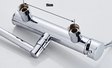 AquaTurn Wall-Mount Faucet โ 360ยฐ Swivel Kitchen Mixer with Hot & Cold Water Control