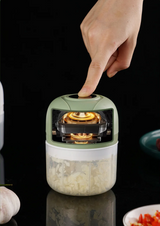 PowerChop Mini USB Electric Food Chopper – Cordless Garlic & Veggie Mincer (3.4 oz / 8.5 oz)