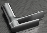 Modern Stainless Steel Bathroom Sink Faucet – Single Handle Basin Mixer for Hot and Cold Water
