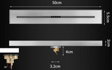LuxDrain Premium Linear Shower Drain – 304 Stainless Steel Floor Drain for Bathroom & Shower (30/40/50 c