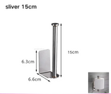 LUXROLLO – Self-Adhesive Stainless Steel Toilet Paper Holder (Extended & Drill-Free)