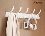 Luxe BlackHook Aluminium Wall Hooks – Clothes & Towel Rack for Bathroom and Kitchen
