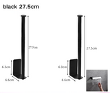LUXROLLO – Self-Adhesive Stainless Steel Toilet Paper Holder (Extended & Drill-Free)