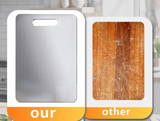 SteelSlice – Double-Sided 316 Stainless Steel Cutting Board with Titanium Coating