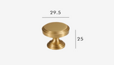 NurlinLux Solid Brass T-Bar Handles – French-Style Luxury Knobs for Cabinets, Drawers & Doors