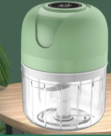 PowerChop Mini USB Electric Food Chopper – Cordless Garlic & Veggie Mincer (3.4 oz / 8.5 oz)