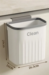 FlexiBin Kitchen Wall Trash Can – 8.5L / 12L with Lid – Hygienic Bin for Cabinets, Under-Sink & Compost