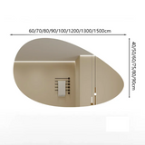 Luminaire Irregular LED Bathroom Mirror – Smart Touch, Creative Backlit Design