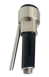 WaterSaver Premium Faucet Shut-Off Attachment – 360° Swivel Aerator with Stop Button