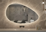 Luminaire Irregular LED Bathroom Mirror – Smart Touch, Creative Backlit Design