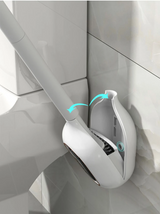 AromaBrush – Magnetic Scented Toilet Brush with Wall Mount (Silicone & Drill-Free)