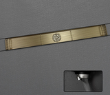 LuxoDrain Tile-In Linear Shower Drain – 600mm Brushed Gold & Grey SUS304 Stainless Steel