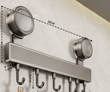 ChefSpace Kitchen Wall Hook Rail – No-Drill Hanging Organizer for Utensils