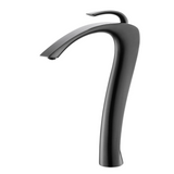 Luxury Chrome Brass Bathroom Sink Faucet with Single Handle and Anti-Leak Ceramic Valve