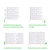 Herringbone Luxe – Peel & Stick Wall Tiles | 3D Effect, Waterproof & Modern
