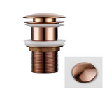 LuxePop Pop-Up Drain Stopper – Elegant Bathroom Sink Solution in Black, Gold & Rose Gold