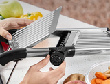 Adjustable Mandoline Slicer Stainless Steel PrecisionCut – Vegetable Cutter & Chopper | Even Slices | Fast Food Prep Tool