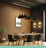 OakSilence Flexible Acoustic Wall Panel – Modern Oak Finish Sound Absorption Panel (0.83 in Thick)