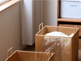 LaundrEase Aesthetic Laundry Basket – Breathable Mesh Hamper with Handles for Organized Homes